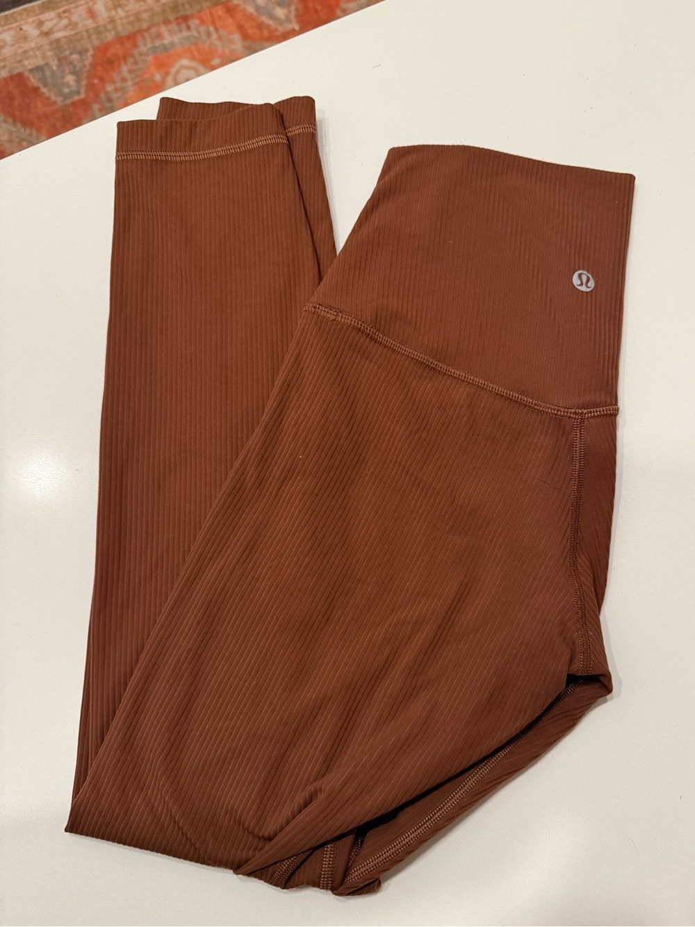 Lululemon Align Ribbed 25” in Roasted Brown